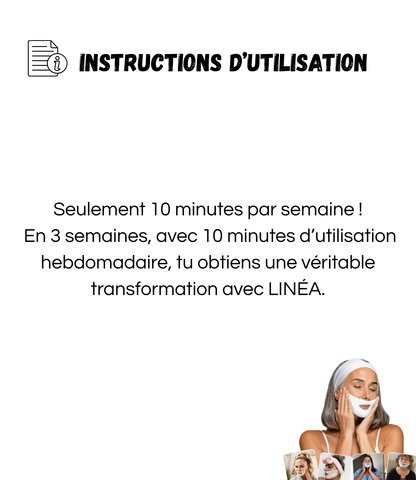 Masque Linéa liftant double-menton