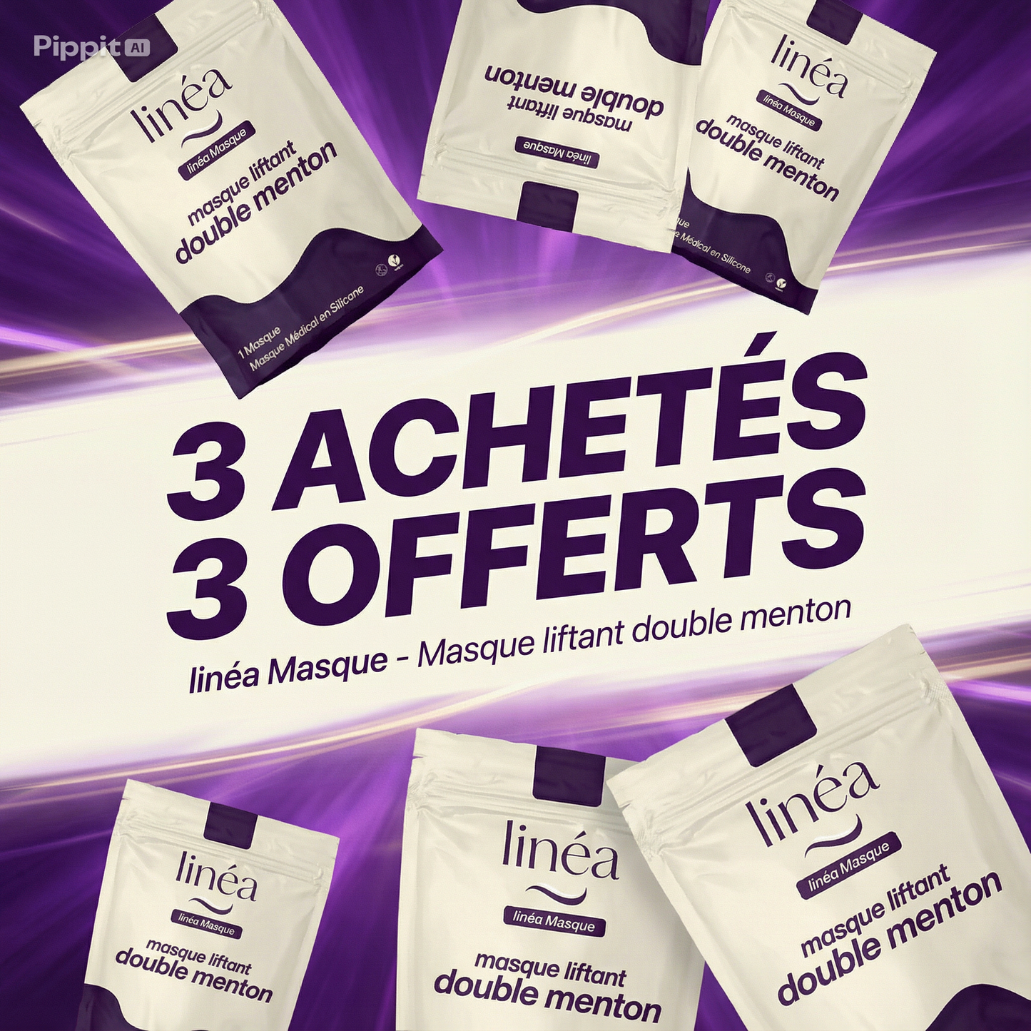 Masque Linéa liftant double-menton