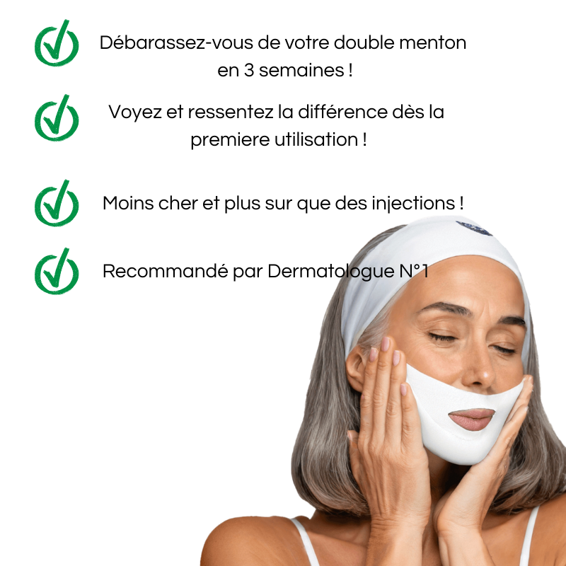 Masque Linéa liftant double-menton